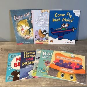 Toddler Preschool Book Bundle llamas Bears Cows Penguins Children’s Books
